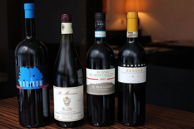 イタリア各地のワイン | es classic【エス クラシコ】恵比寿のイタリア料理